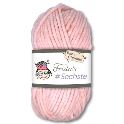 Image of Frida&#039;s Wollhaus 50g #Sixth Baby Chenille Yarn Knitting Crochet Wool Amigurumi Velvety Soft 30 Colours (750 Pink)