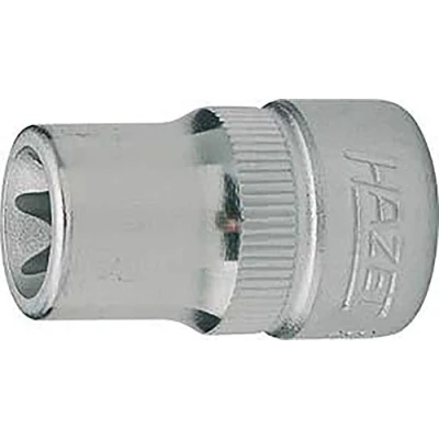 Image of 54703, ASE46834200000 Socket HAZET TORX 880 E8 Chrome Vanadium Steel Knurled