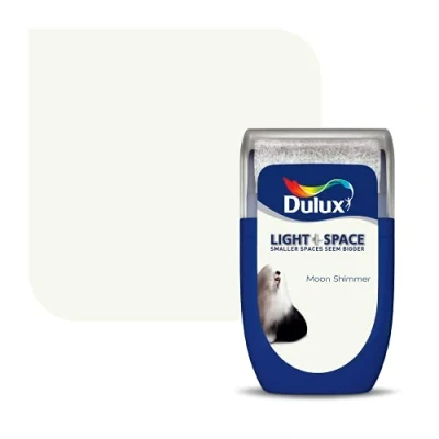 Image of Dulux Light &amp; Space Tester Paint, Moon Shimmer,30 ml (Pack of 1)