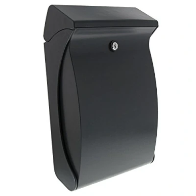 Image of Burg Wächter Swing 4906 ANT Mailbox, Anthracite, 419 x 271 129 mm