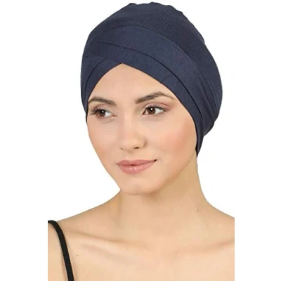 Image of Deresina Headwear W Front Chemo Cap (Denim)