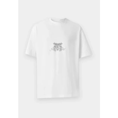 Image of HUGO Duarms Print Tshirt, Men&#039;s, Size: XS, White