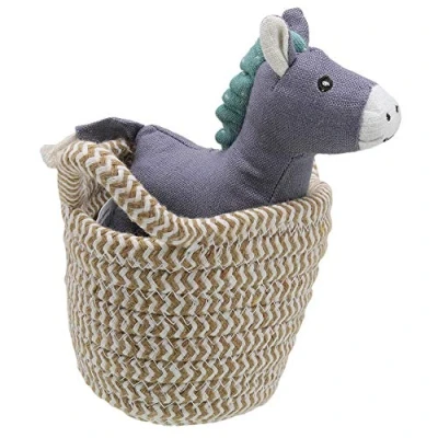 Image of Wilberry Pets in Baskets Donkey Soft Toy WB001801