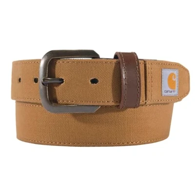 Image of Carhartt Women&#039;s Casual Rugged Belts, Available in Multiple Styles, Colors &amp; Sizes, Canvas Duck Brown, Medium