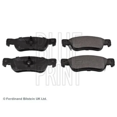 Image of 8943621530, 894362154, 8944832230, 8971026130, 8972068740 Brake pad set BLUE PRINT ADZ94202 Rear Axle with acoustic wear warning piston clip