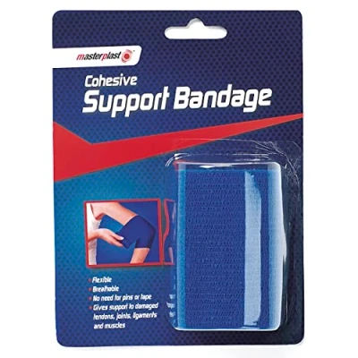 Image of Cohesive Support Bandage Blue By Masterplast