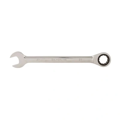 Image of Silverline Fixed Head Ratchet Spanner 27mm