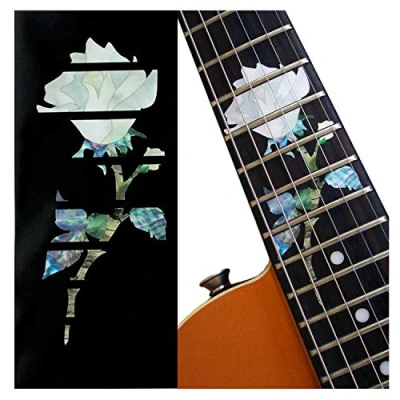 Image of Inlaystickers F 026SR Inlay Sticker Fret Markers for Guitars Single Rose