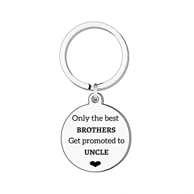 Image of YYDS Uncle Gifts Keyring Christmas Thanksgiving Birthday Gift for from Niece Nephew