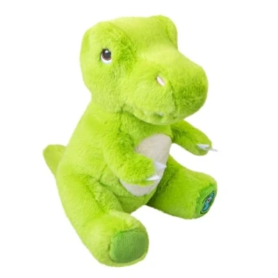 Image of VFM T Rex Soft Toy Dinosaur 100% Recylcled Materials Eco Friendly Stuffed Plush Cute Plushie, Gifts for Birthday, Valentine&#039;s Day Chirstmas 23cm Green