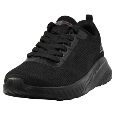 Image of Skechers Sport BOBS Squad Chaos Trainers black, Women&#039;s, Size: 5.5, Black Polyester