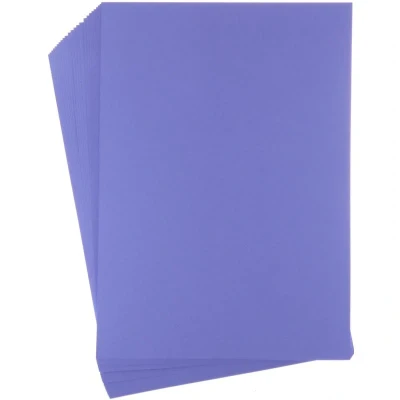 Image of Enveloprint Card, Purple, 240 gsm, A4, Sheet of 25