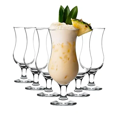 Image of 6x 390ml Fiesta Pina Colada Glasses By LAV