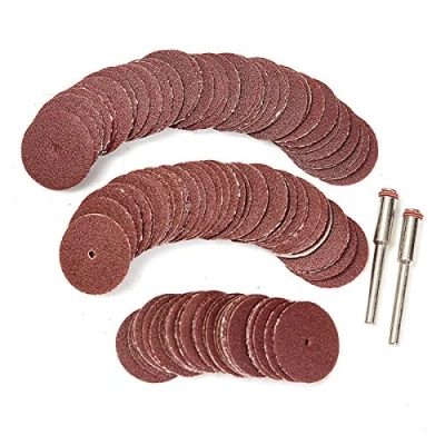 Image of EsportsMJJ 360Pcs Sanding Disc 20mm Polishing Pad with 2Pcs Connecting Rod for Dremel Rotary Tool