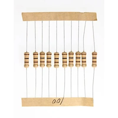 Image of HUABAN 100 Pieces 1 Watts 1W 100R Ohm 5% Carbon Film Resistor