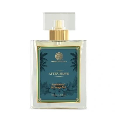 Image of Forest Essentials Sandalwood and Orange Peel After Shave Spray, 100ml