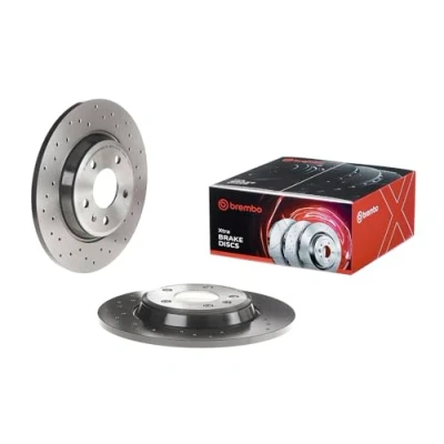 Image of 8K0615601B, 8K0615601J, 8K0615601M Brake disc BREMBO XTRA LINE 08.A759.1X 300mm 12mm 5 solid, Perforated Coated AUDI: A4 B8 Saloon, Q5, A7 Sportback