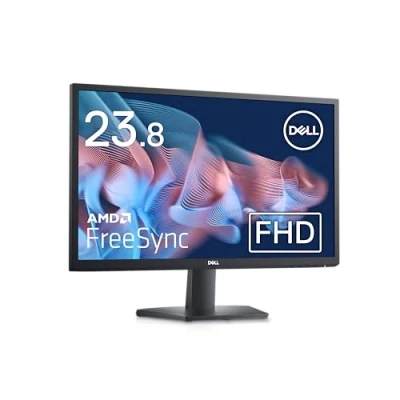 Image of Dell SE2422H 24 Inch Full HD (1920x1080) Monitor, 75Hz, VA, 5ms, AMD FreeSync, HDMI, VGA, 3 Year Warranty, Black