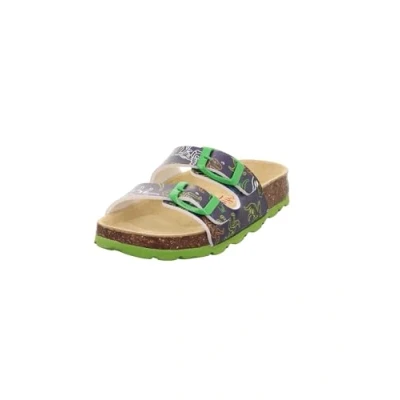 Image of Superfit Boy&#039;s Fussbettpantoffel Mule, Blue Multicoloured 8150, 4 UK Child