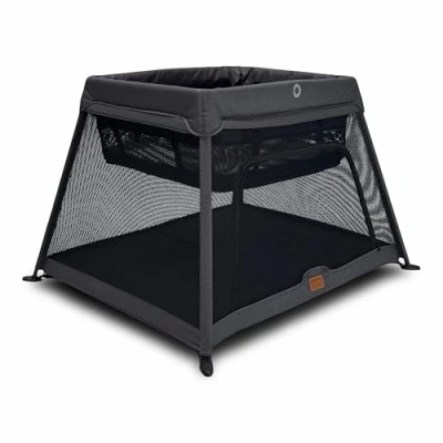 Image of Venture Airpod Travel Cot Includes Foam Mattress and Carry Bag 100 x 60cm (Grey) Mother &amp; Baby Awards 2021 Winner