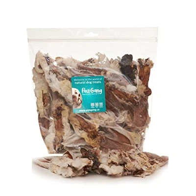 Image of PawGang Rabbit Ears with Fur 500g (34 38 Furry Ears) 100% Natural EU Sourced Treats for Dogs Puppies Adult Old Small Large Tasty Air Dried Chews Healthy Hypoallergenic Grain Free Bulk Bag