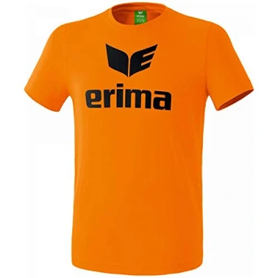 Image of Erima Men&#039;s Casual Basics Promo T shirt Orange, Small