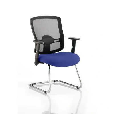 Image of Portland Cantilever Bespoke Colour Seat Stevia Blue