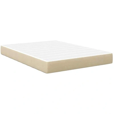 Image of vidaXL Pocket Spring Bed Mattress in Light Green and Grey, Medium Firmness, 140x190x20 cm, Fabric