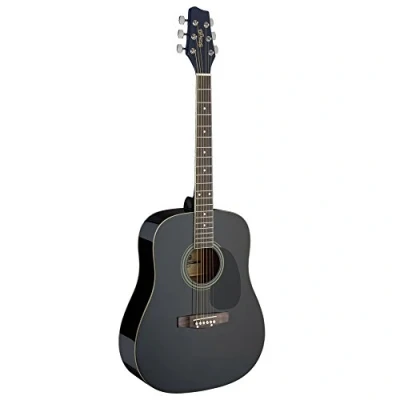 Image of Stagg SA20D BLK Dreadnought Acoustic Guitar Black
