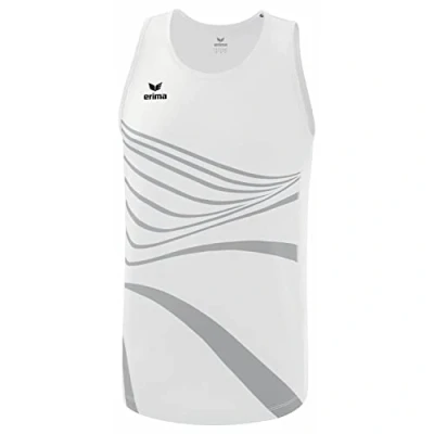Image of Erima Unisex Kids Racing 2.0 Functional Singlet, New White, 152