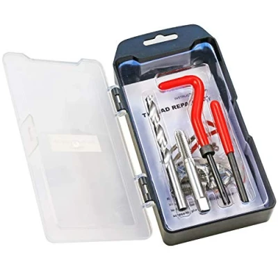 Image of BestsQ Thread Repair Kit, M8 x 1.25mm Metric Insert Kit Compatible Hand Tool Set for Auto Repairing (M8 1.25)