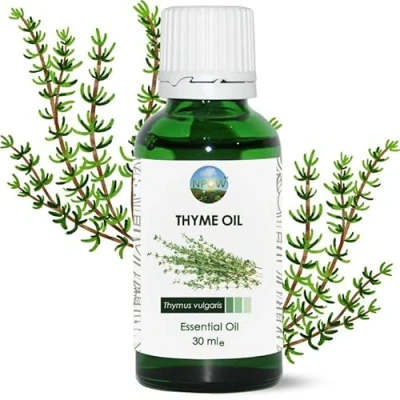Image of NPOW Thyme Essential Oil Pure Oils for Skin Care and Hair Oil, 100% Humidifier Natural Diffusers Home, Diffuser 30ml