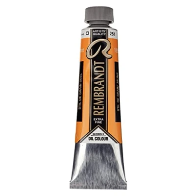 Image of Rembrandt Oil Colour Tube 40 ml Stil de Grain Yellow 251