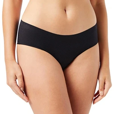 Image of Women&#039;s 1 Pack Sloggi Zero Feel Flow Hipsters Black Large