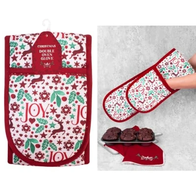 Image of Christmas Joy 18 x 88cm Double Oven Glove