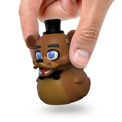 Image of TUBBZ Mini: Five Nights At Freddy&#039;s Freddy Fazbear Cosplaying Rubber Duck Vinyl Figure