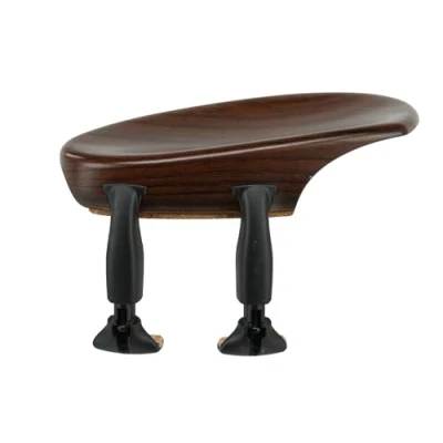Image of Wittner Violin Chin Rest 4/4 Rosewood High Tech Plastic Anatomically Shaped Allergy Tested with Installation Tool