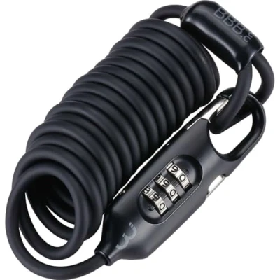 Image of BBB Cycling BBL 56 CoilSafe Coil Bike Lock, Black
