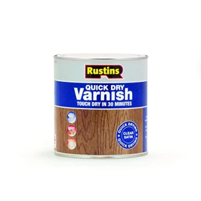 Image of Rustins Quick Dry Varnish Clear Satin 1l