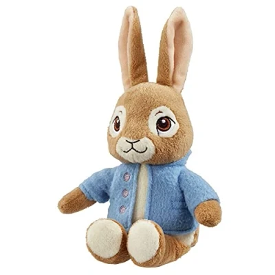 Image of Peter Rabbit Soft Toy Official Beatrix Potter Cuddly Bunny by Rainbow Designs