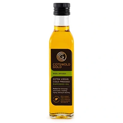 Image of Cotswold Gold Basil Infused Rapeseed Oil 250 ml
