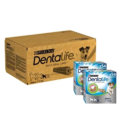 Image of DENTALIFE Small Dog Treat Dental Chew 54 Stick, Pack of 2