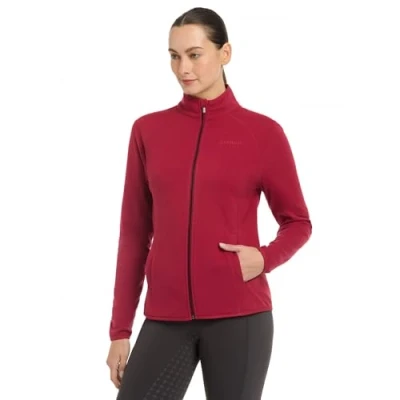 Image of LeMieux Faye Zip Through Womens Fleece Jacket Ember 18