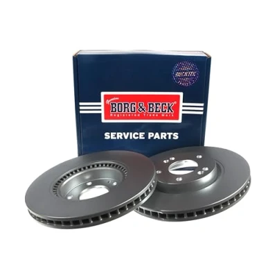 Image of Borg &amp; Beck BBD4702 Brake Disc Pair (Front)