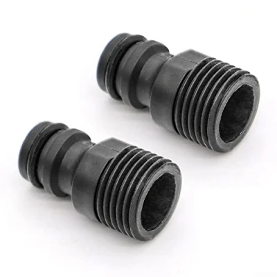 Image of 2PC 1/2&quot; BSP Threaded Tap Adaptor Garden Water Hose Quick Pipe Connector Fitting