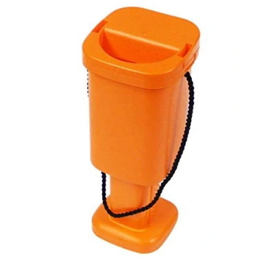 Image of 5 Square Charity Money Collection Boxes Orange