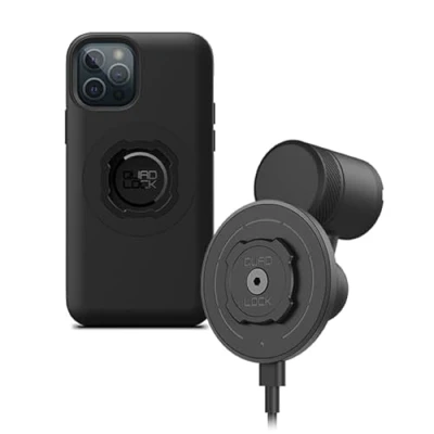 Image of Quad Lock Vent Car Phone Holder Kit with MAG Wireless Charging Head V2 and Case for iPhone 12/12 Pro
