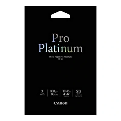 Image of Canon Photo paper Pro Platinum 100 x 150 mm 300 g/m2 20 sheet(s)
