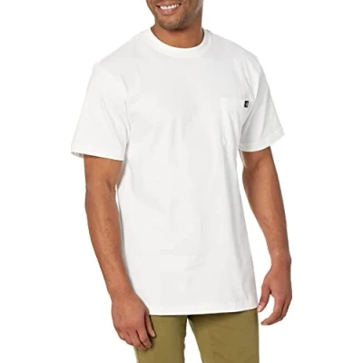 Image of Dickies Men&#039;s, SS POCKET TEE RELAXED, WHITE, XXL