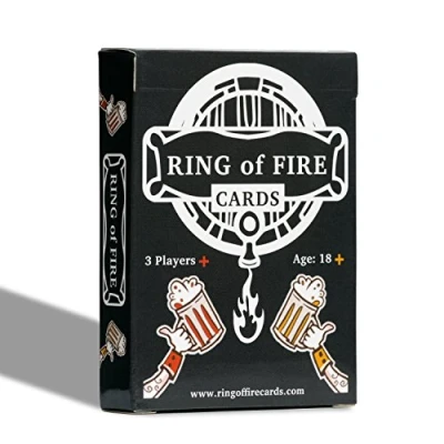 Image of Ring of Fire Cards the Drinking Game with All Rules Illustrated on Great For Students, Stag and Hen Parties Pre drinks